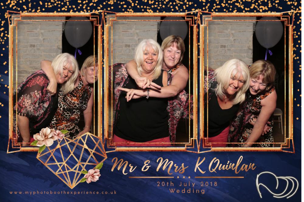 Mr & Mrs K Quinlan | View more photos from the event at gallery.myphotoboothexperience.co.uk/u/MyPhotoBoothExperienceLtd/Mr-Mrs-K-Quinlan